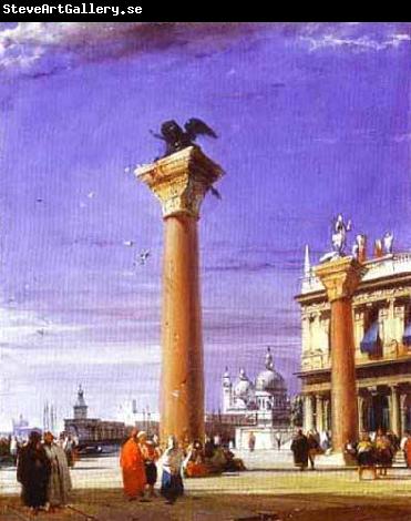 Richard Parkes Bonington St. Mark's Column in Venice